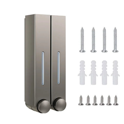 420ML Wand Badezimmer Flüssigseifenspender Waschlotion Händedesinfektionsmittel Kind Familie Hotel Küche Duschgel Spender