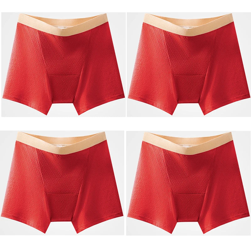 4pcs Women's Safety Pants Physiological Underwear High Waist Shorts Panties For Women Plus Size No Trace Leggings Safety Panty