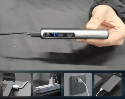 Arrow max m1 elektrische schrauben dreher set präzise magnetische bits 5-gang einstellbares drehmoment wiederauf ladbarer schnur loser schrauben dreher neu