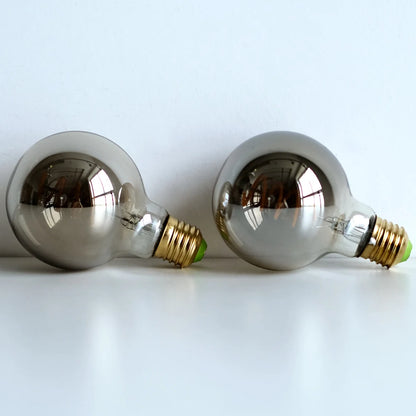TIANFAN Led Bulbs Vintage Light Bulb ST64 G80 G95 Long Tube Edison Bulb 4W Dimmable 220/240V E27 Smoke Glass 2700K Warm White
