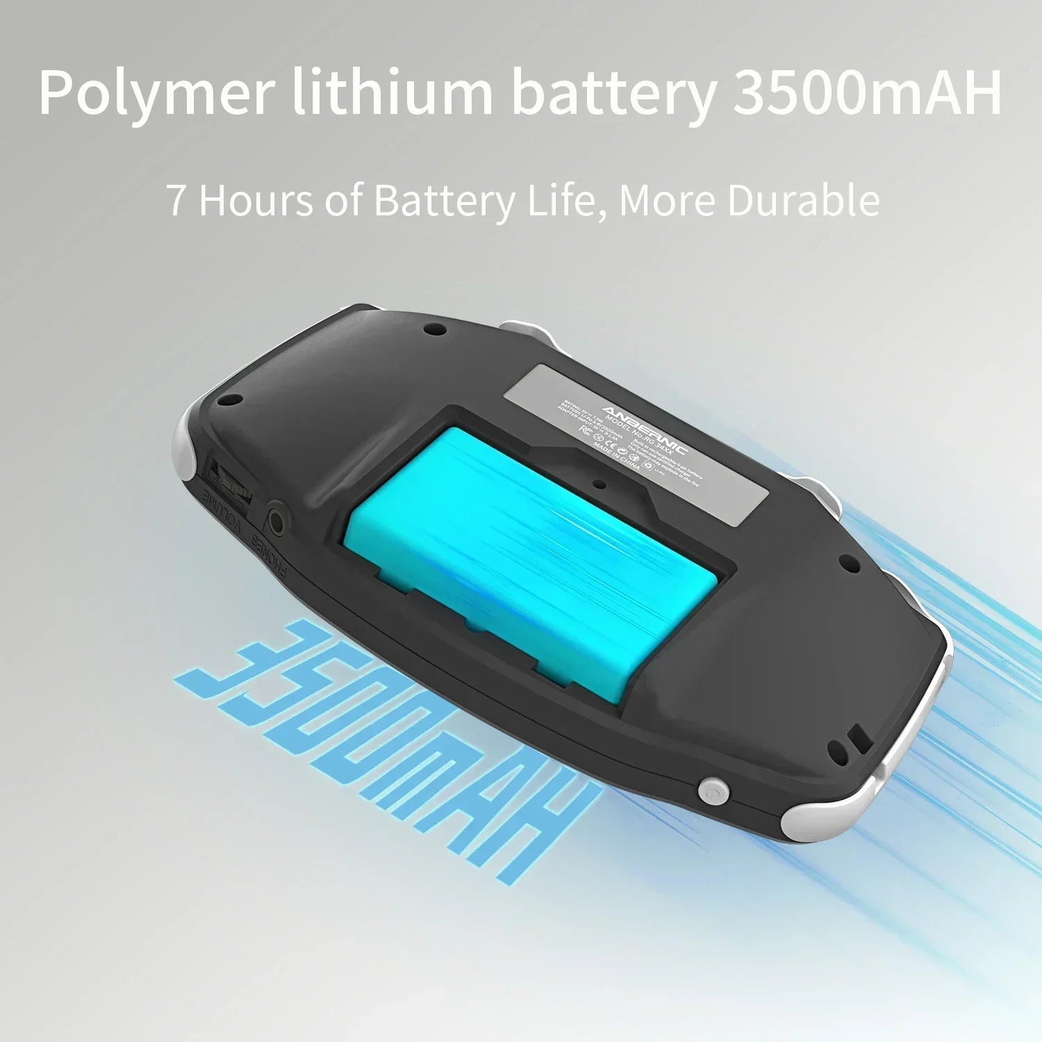 ANBERNIC RG34XX Retro Handheld Game Console, 3.4-inch IPS Display,  Linux, GBA, Bluetooth, HD TV Output, Video Game Player.