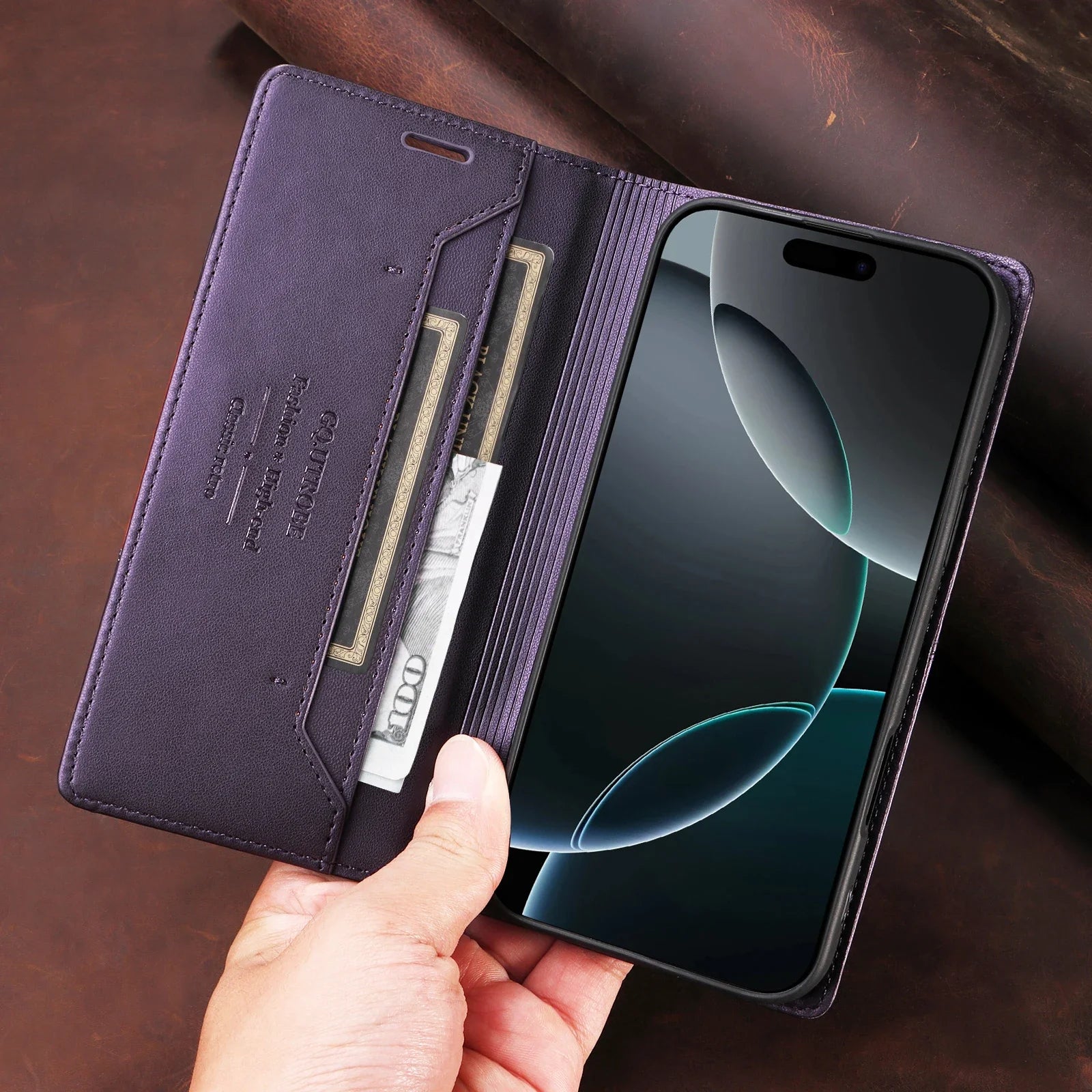 Leather Phone Case for Xiaomi Mi 14T 13T 12T 11T Pro Magnetic Flip Wallet for Mi Poco X7 X6 X5 F6 M6 Pro X3 F3 Card Wallet Cover.