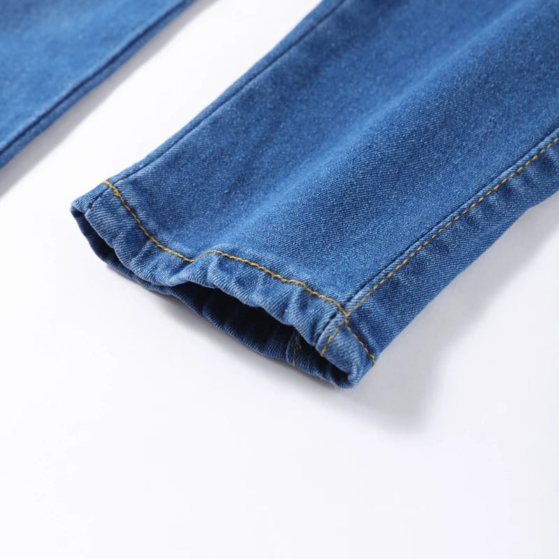 Slim High-waist Jeans Women's Sexy Skinny Pencil Pants Washed Denim Long Trousers 2025 Autumn New Ladies Zipper Streetwear.