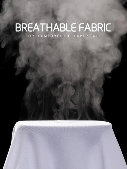 Round Neck T-Shirt 4-Pack White Ultra-Light Men's Quick Drying Breathable Sweat-Absorbent Shirt Suitable for Fitness Gym and Run.