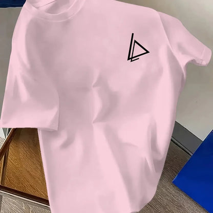 Summer men's clothing, 100% pure cotton, fashionable, casual and sporty T-shirt, mature men, loose short-sleeved on the street.