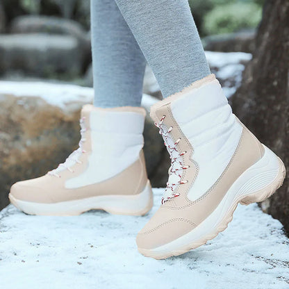 Snow Boots Women New Ladies Shoes Platform Shoes Woman Flat Keep Warm Boots Ladies Casual Plush Botas Mujer Winter Shoes Women.