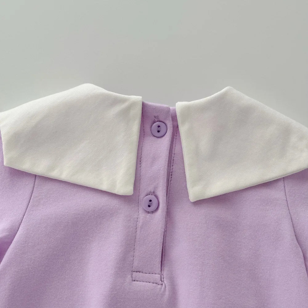 0-2Y Sommer Baby Mädchen Kleidung Kleinkind Mädchen Body & Einteilige Tulpe Stickerei Kleidung Mit Hut.