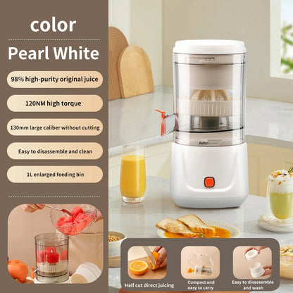 USB Charging Portable Electric Juicer 7.4V Orange Lemon Fruit Blender Household Juice Squeezer Mixer Citrus Juicer for Travel