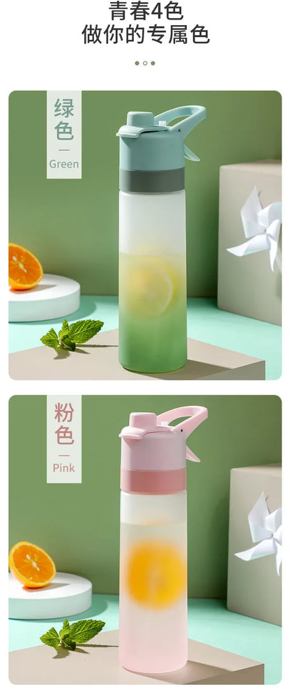 Fashion Sports Water Bottle Hydrating Beauty Portable Water Cup Beautiful Food Grade Plastic Water Bottle Outdoors Cycling Cup.