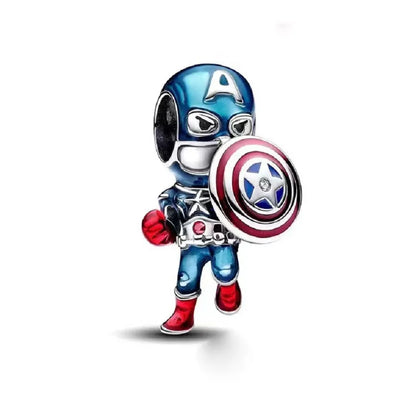 New fashion 100% S925 sterling silver Disney All-Star pendant beads, suitable for the original Pandora bracelet, women's fashion