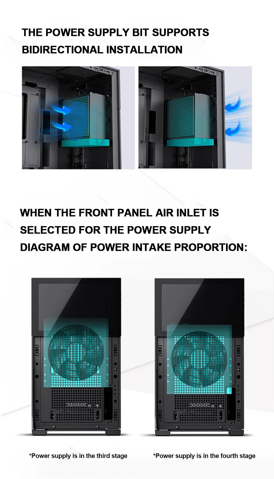 Jonsbo Pinecone D31 Case MATX ITX DTX Small Translucency Sub Screen of Video Games Support ATX Power 360 Cold Exhaust Chassis