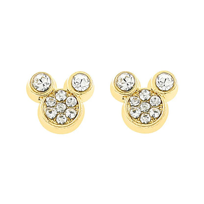 1pair Disney Mickey Mouse Earrings Simple Mickey Ear Studs for Man Jewelry Accessories Gifts.