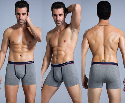 4 stücke Baumwolle Boxer Für Mann Unterwäsche Sexy Druck Schlüpfer der Männer Plus Größe Marken Camouflage Herren Unterhose Shorts