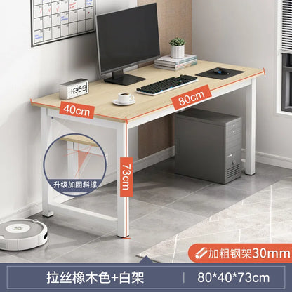 Hochwertiger, langlebiger Computertisch, Desktop-Tisch für Zuhause, Schlafzimmer, moderner, einfacher Mietisch, Studenten-Studientisch, langer Streifen