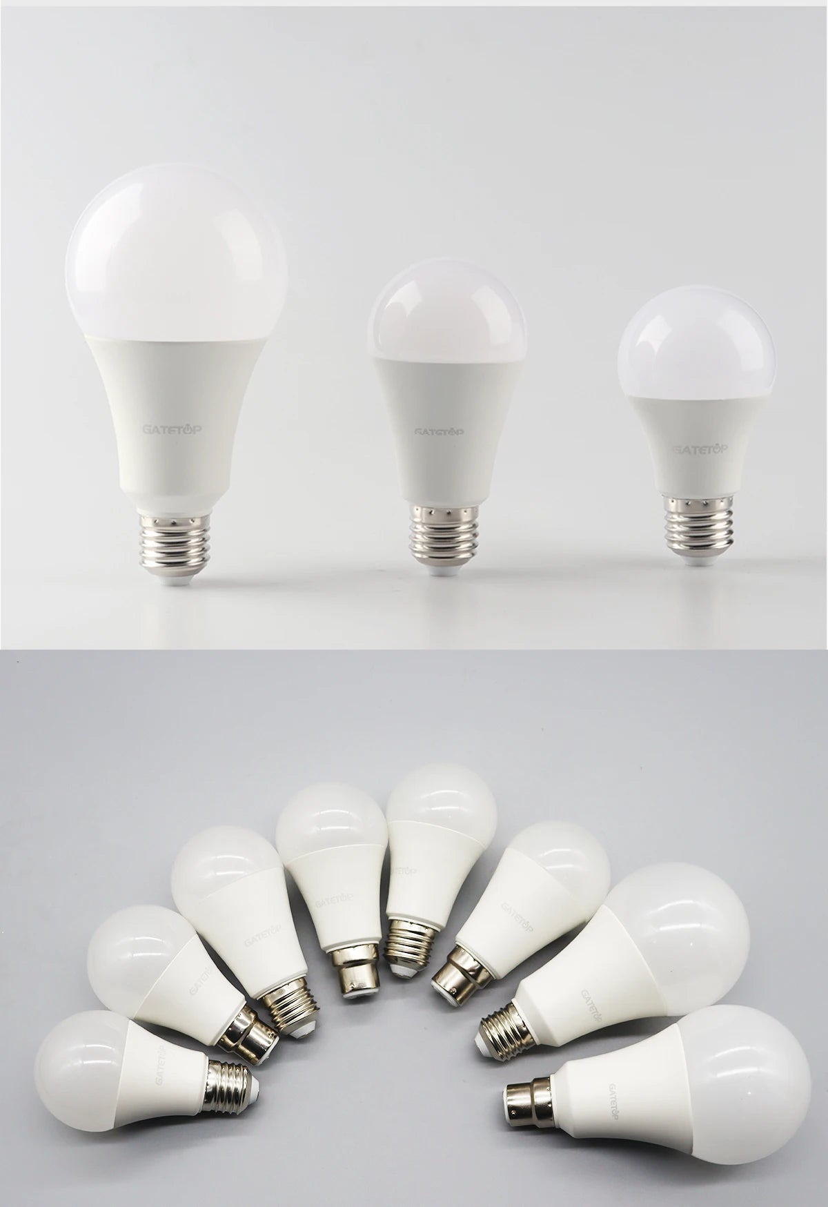 1/10PCS Energiesparlampe E27 B22 Lampen A60 A80 AC220V 230V 110V LED-Licht 20W 18W 24W für Home Derection Wohnzimmerbeleuchtung