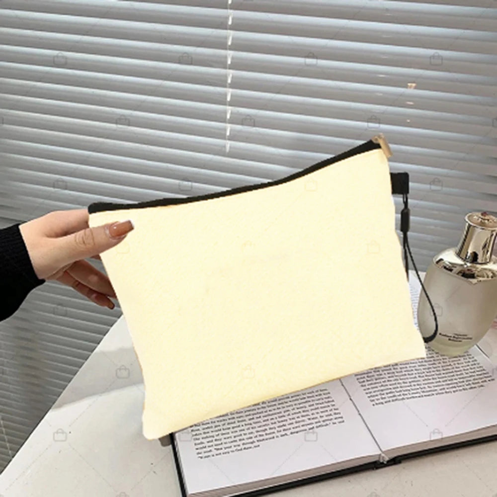 Blank Non Customized Tote Bag Fashion Teacher/Birthday Gift Make up Bags Toilet Kit Cosmetic Bag Mini Makeup Pouch.