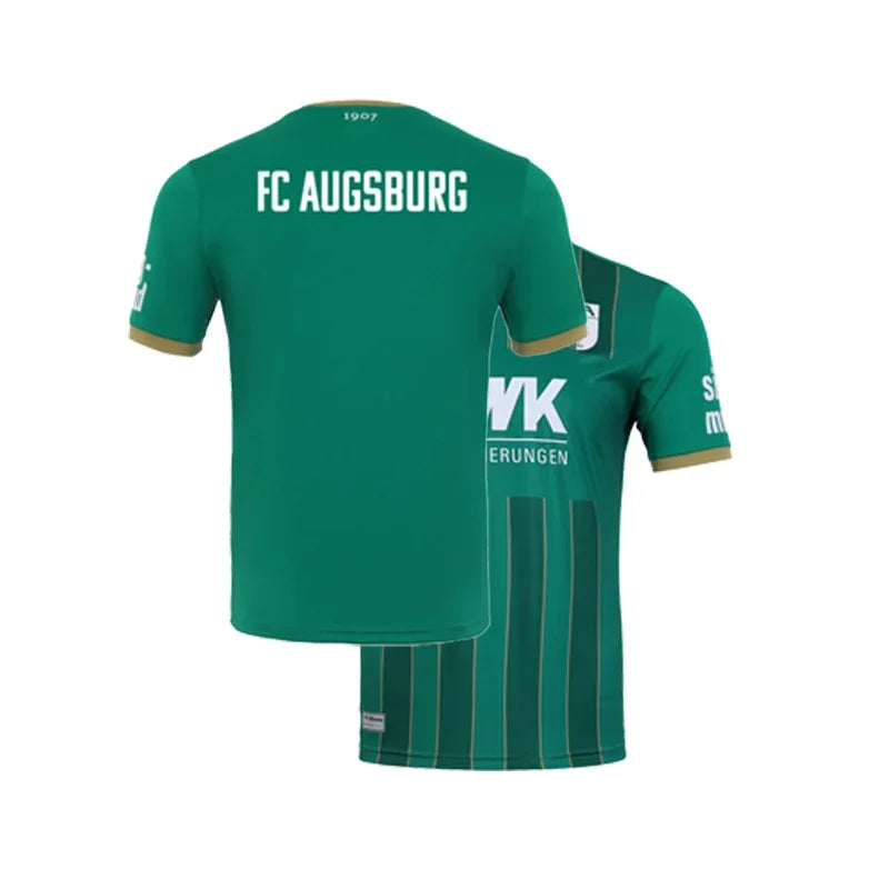 Soccer Match Training Jersey Men Women Clothes Augsburg Home Jersey Breathabe Quick-Drying Oversized Sports Casual Daily Tops.