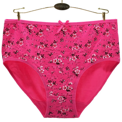 Underwear Women Panties Cotton Mid Rise Butterfly Soft Sexy Briefs Ladies Knickers Plus Size for Women 3 Pcs/lot.