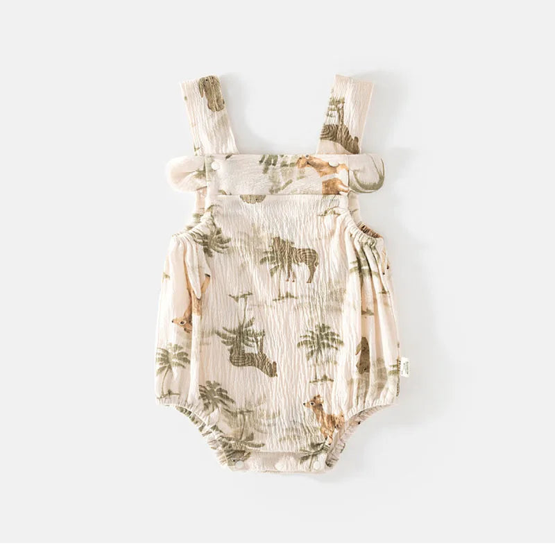 Sommer Baby Hosenträger Body Kleinkind Mädchen Süße Blumen Overall Infant Dünne Cartoon Tier Ein Stück.