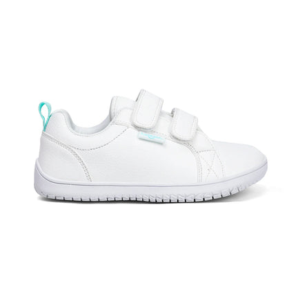 Boys Girls Barefoot Shoes Kids Wide Toe Minimalist Fashion Sneakers Lightweight Hook Loop Artificial Leather Walking Flats.