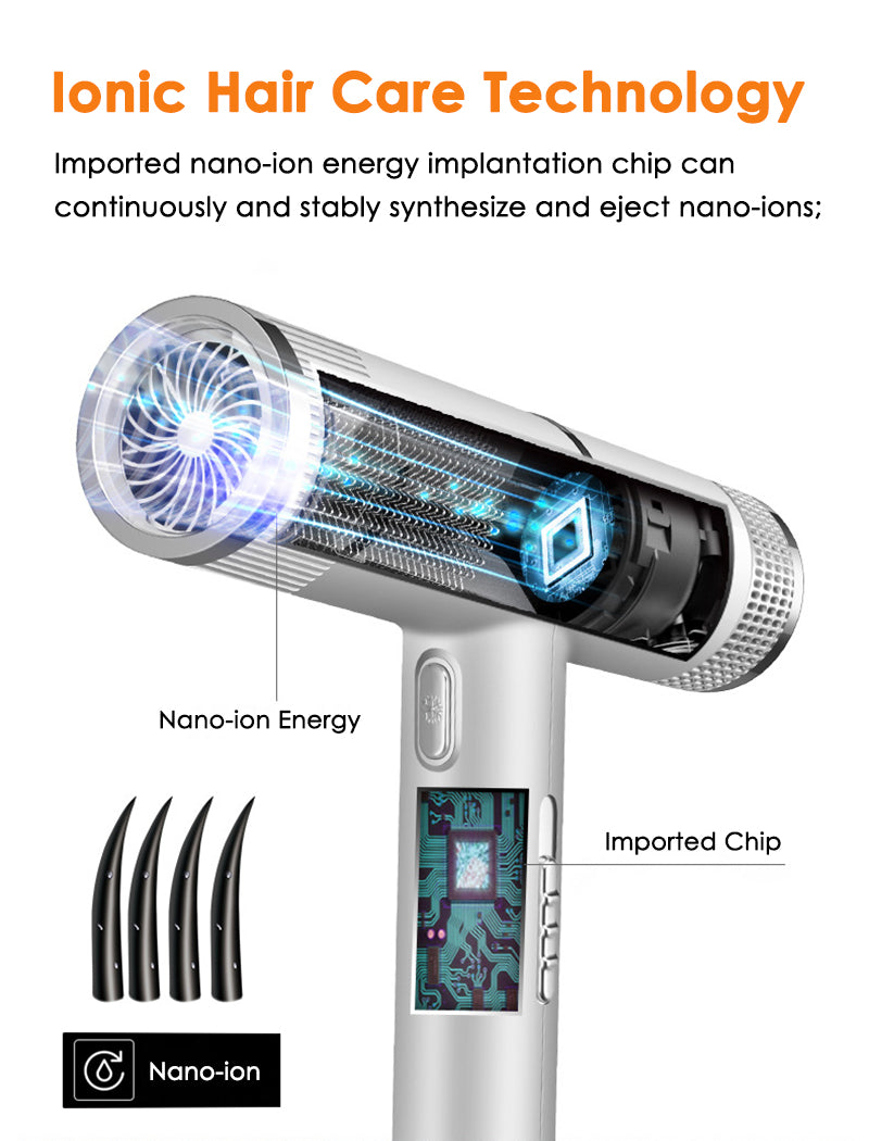 Professional Hair Dryer Infrared Negative Ionic Blow Dryer Hot Cold Wind Salon Hair Styler Tool Hair Blower Electric Blow Drier