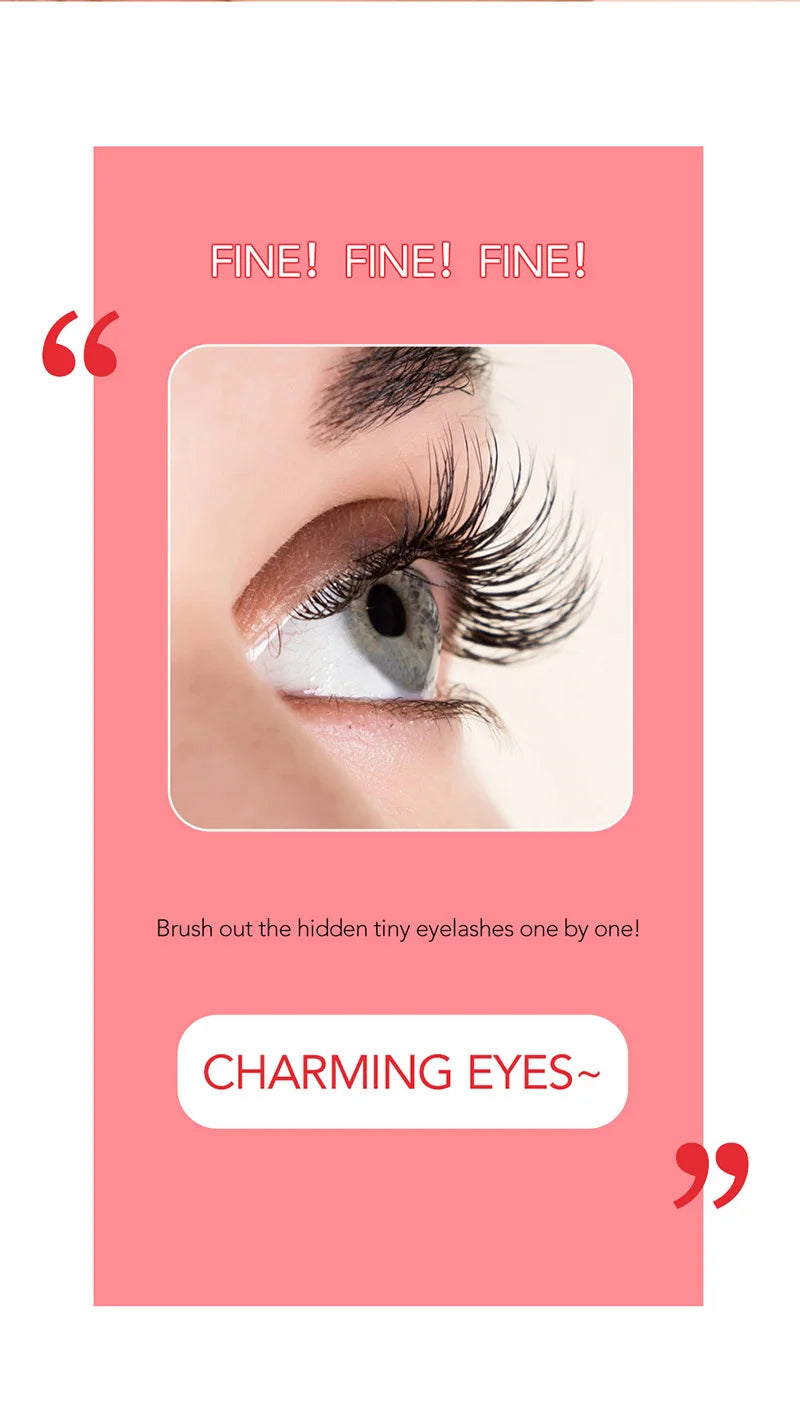 3D Mascara Waterproof Extra Volume Long -lasting Hyper-Curl Lengthening Eyelash Non-smudging Eyelashes Black Mascara Makeup.