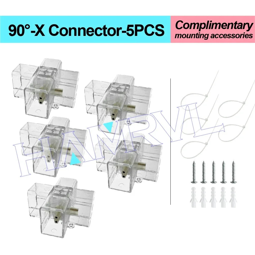 Garage Accessories DIY LED tube Hexagon connector cable for honeycomb Lamp 110-240V for Barbershop Workshop 4s Car Body Lighting