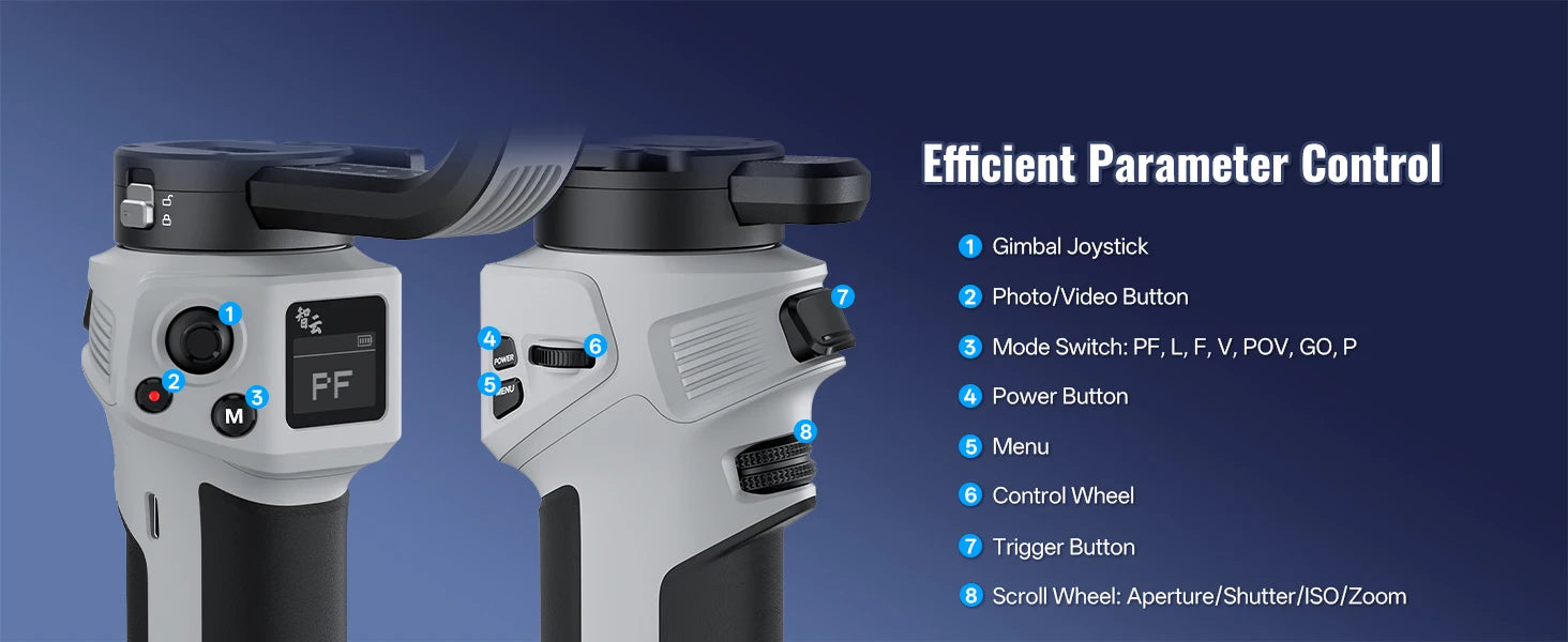 ZHIYUN Official CINEPEER WEEBILL 3E Handheld Camera Gimbal Stabilizer 3-Axis Cameras Gimbals for DSLR Mirrorless Cameras.