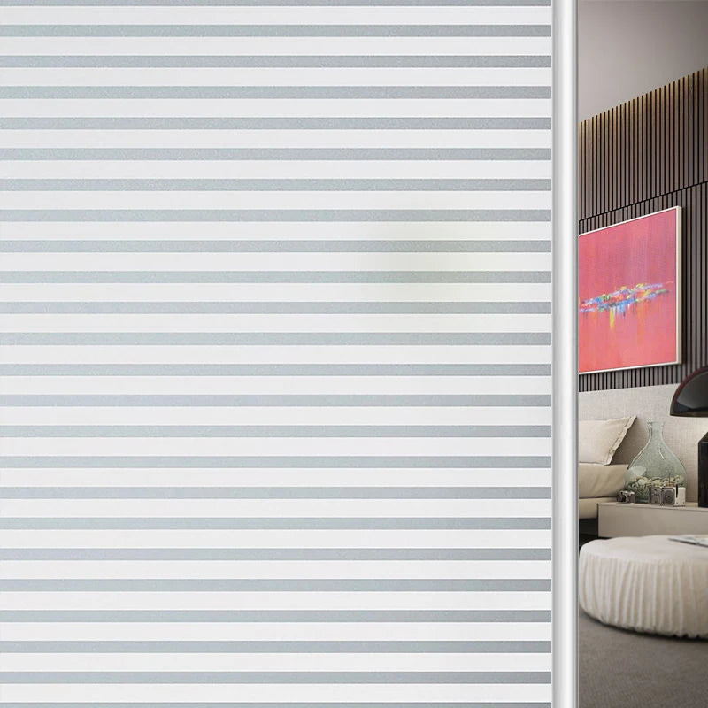 Frosted Self Adhesive Glass Window Film Privacy Protection Vinyl for Stained Glass Window Sticker Heat Insulation.