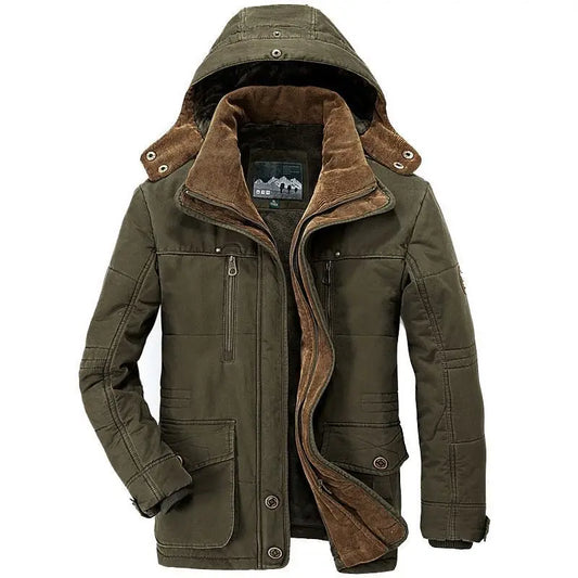 Windbreake Hooded Jacket Tactical Fleece Military Thermal Coats Mens Jacket Outwear Windbreaker Plus Velvet Winter Warm Men.