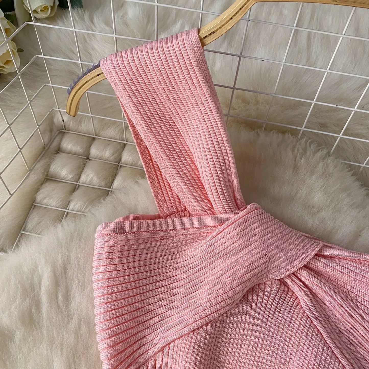 SINGREINY Einzelnen Schulter Tinte Stricken Kleid Backless Tank Gestreiften Schlank Bodycon Sommerkleid Frauen Sommer Beachwear Sexy Chic Vestidos.