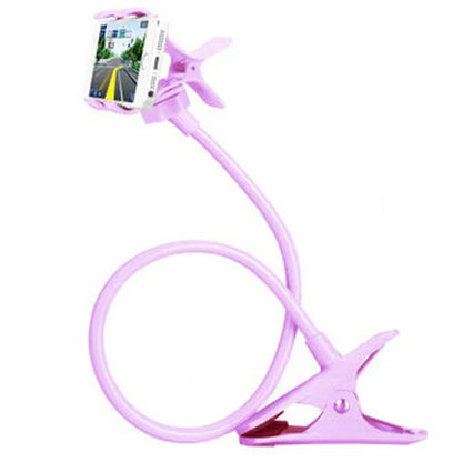 70cm 360 Clip Mobile Phone Holder Stand Portable Flexible Lazy Bed Desktop Bracket Smartphones Desk Bed Mount Stand Base Support.