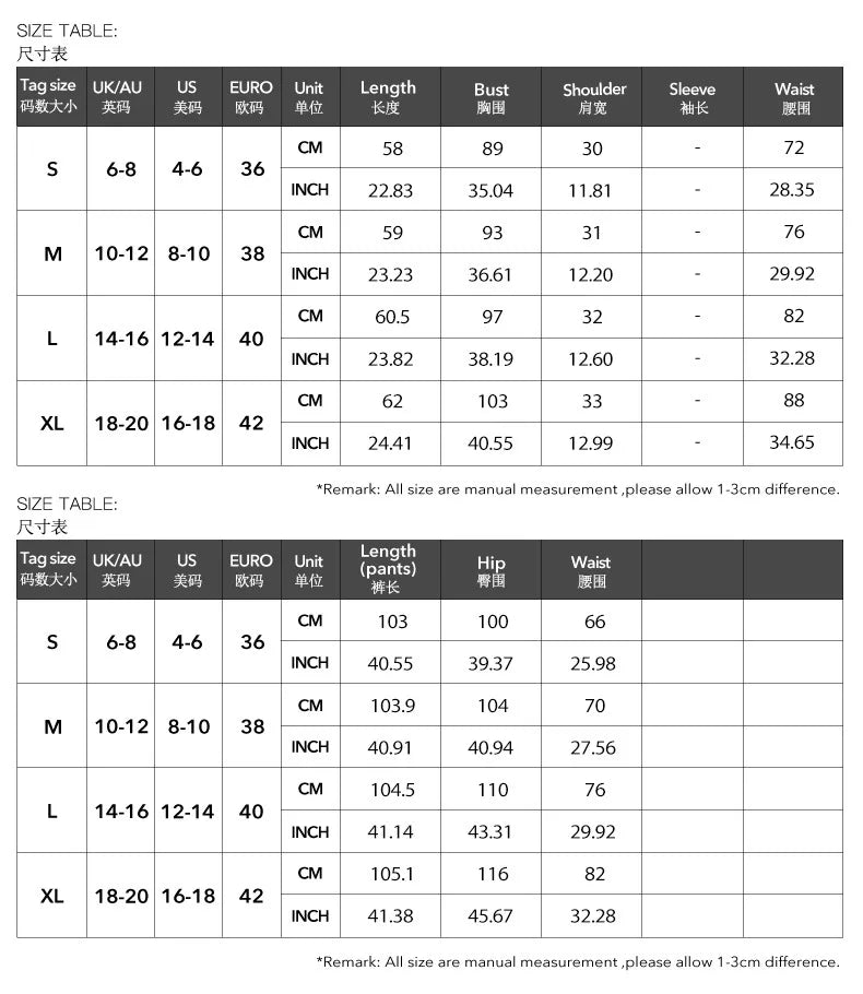 Two Piece Sets Women Pant Set Sleeveless Matching Sets Ruffles Tops Y2k Streetwear Elegant Work Wide Leg Long Pants High Waist.