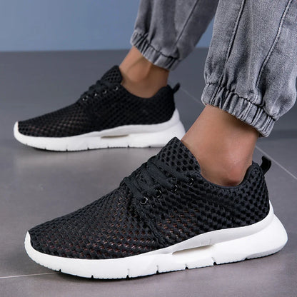 New Summer Summer Sneakers Men White Shoes Outdoor Comfort Walking Shoes Breathable Mesh Tennis Men Casual Shoes for Man.