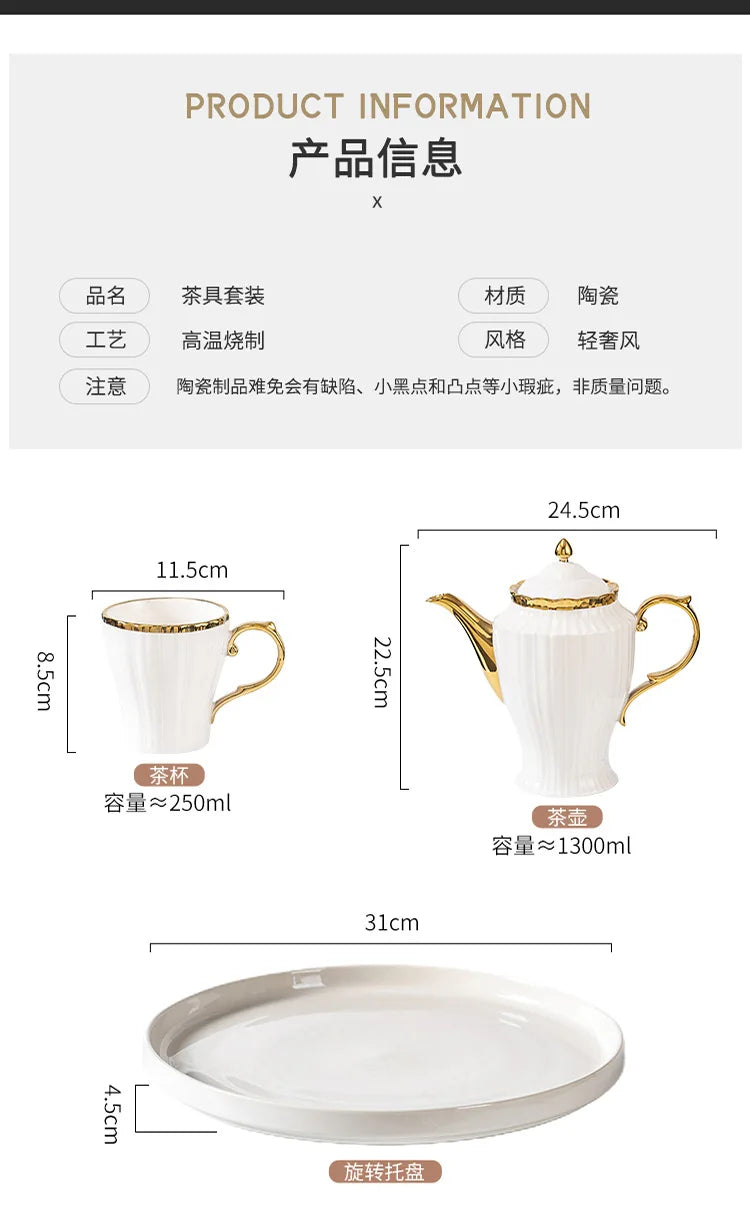 New high-value European ceramic coffee set, color glaze, high-end Phnom Penh coffee cup saucer, afternoon tea set.