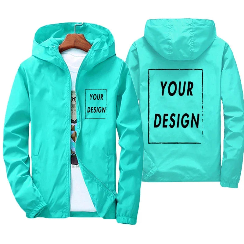 Custom Brand Logo Autumn Jacket Men Waterproof Warm Windbreaker Casual Clothing Big Size 7Xl Men Green Black Red Jacket Outdoor.