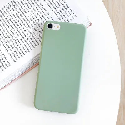 Case For iphone 7 8 SE 2020 2022 Shockproof TPU Liquid Silicone Protective Phone Back Cover for iphone SE 2020 2022 soft Case.