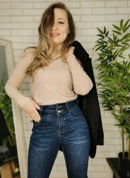 Winter Frauen Pullover T Shirt Frauen Oversize T-Shirt Frau Kleidung Weibliche T Tops Pullover Langarm Rohr Gestrickte T-shirt Top.