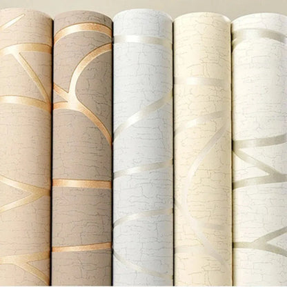 Europäischer Vliesstoff-Raumhintergrund, moderne Tapete, abnehmbare Möbeldekoration, selbstklebendes Kontaktpapier, Schlafzimmer