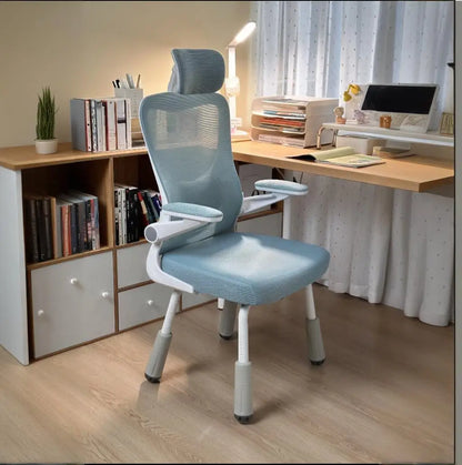 Computerstuhl, Heimsitz, Taille, Studentenschreibtisch, Arbeitsstuhl mit Lift und verstellbarer Rückenlehne