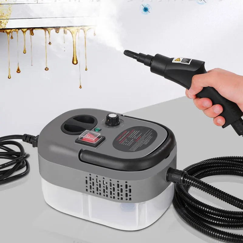 2500W High And Temperature Handheld Steam Cleaners Air Conditioner Kitchen Hood Car Steam Clean Machine Floor and More Cleaning.