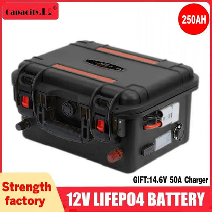 New12V100Ah LiFePo4 Battery 120AH 150AH200AH 12v Rechargeable Lithium Battery Pack300A With Bluetooth BMS for Comping Solar Boat