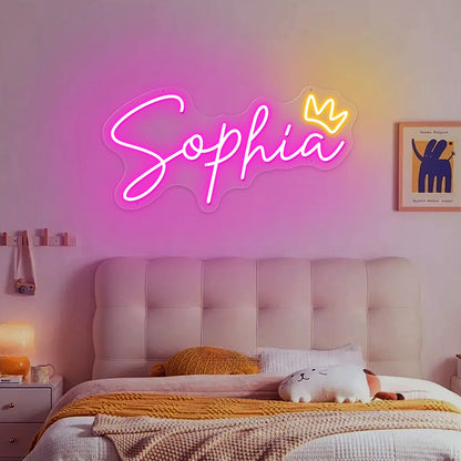 Custom Led Name Sign Gift for Kid Custom Name Signs Teenage Gift Led Neon Sign for Wall Decor Bedroom Decor Personalized Gifts.