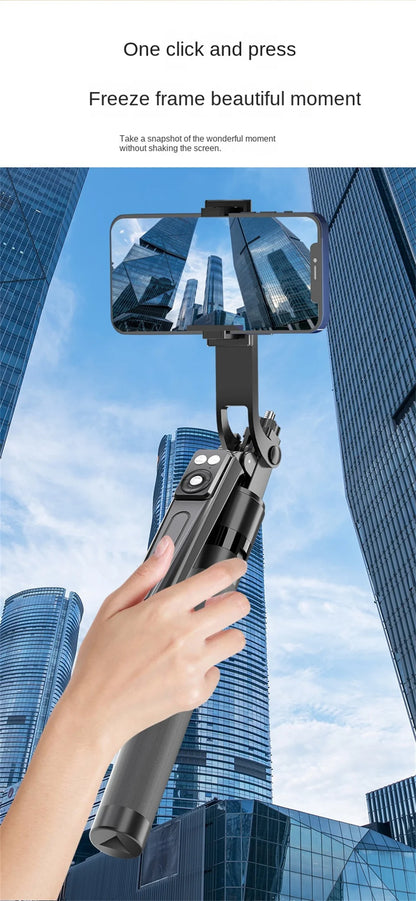 FGCLSY 1.7M selfie stick tripod with Light wireless remote control 360 ° rotation for smartphone video recording live streaming.