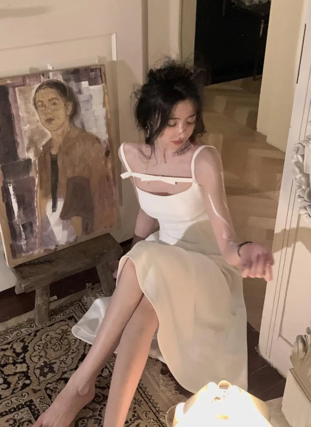 Sommer y2k Spaghetti träger Abend party Kleider solide elegante ärmellose sexy A-Linie kurzes Kleid ein Stück Vestido Mujer.