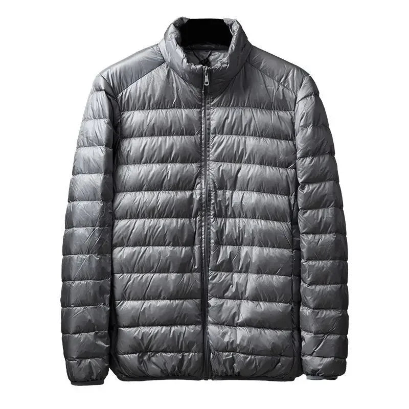 2026 Portable Lightweight ort down Jaet for Men Autumn Winter Cotton Padded Stand Collar Warm Casual ly Friendly Outerwear.