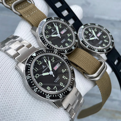 STEELFLIER Official SF787 Dive Luxury Wristwatches Double Calendar NH36 Movement Super Luminous 200M Waterproof Mechanical Watch.