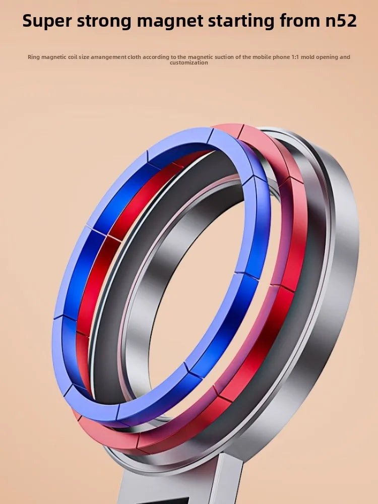 Universal Magnetic Phone Holder Travel Essentials Multi-axis Rotation Hands-Free Airplane Phone Mount Desktop Clip for Phone.