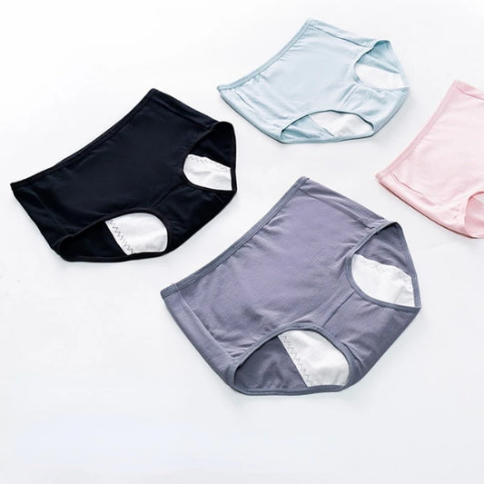 Leak Proof Menstrual Panties Physiological Underwear Womens Comfortable Cotton Panties Breathable Female Waterproof Briefs.