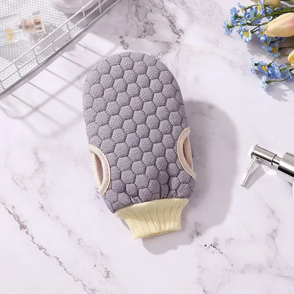Bath Glove Honeycomb Body Scrub Towel Skin Exfoliating Scrubber Brush Back Body Massage Rubbing Dead Skin Cleansing Bathing Tool.
